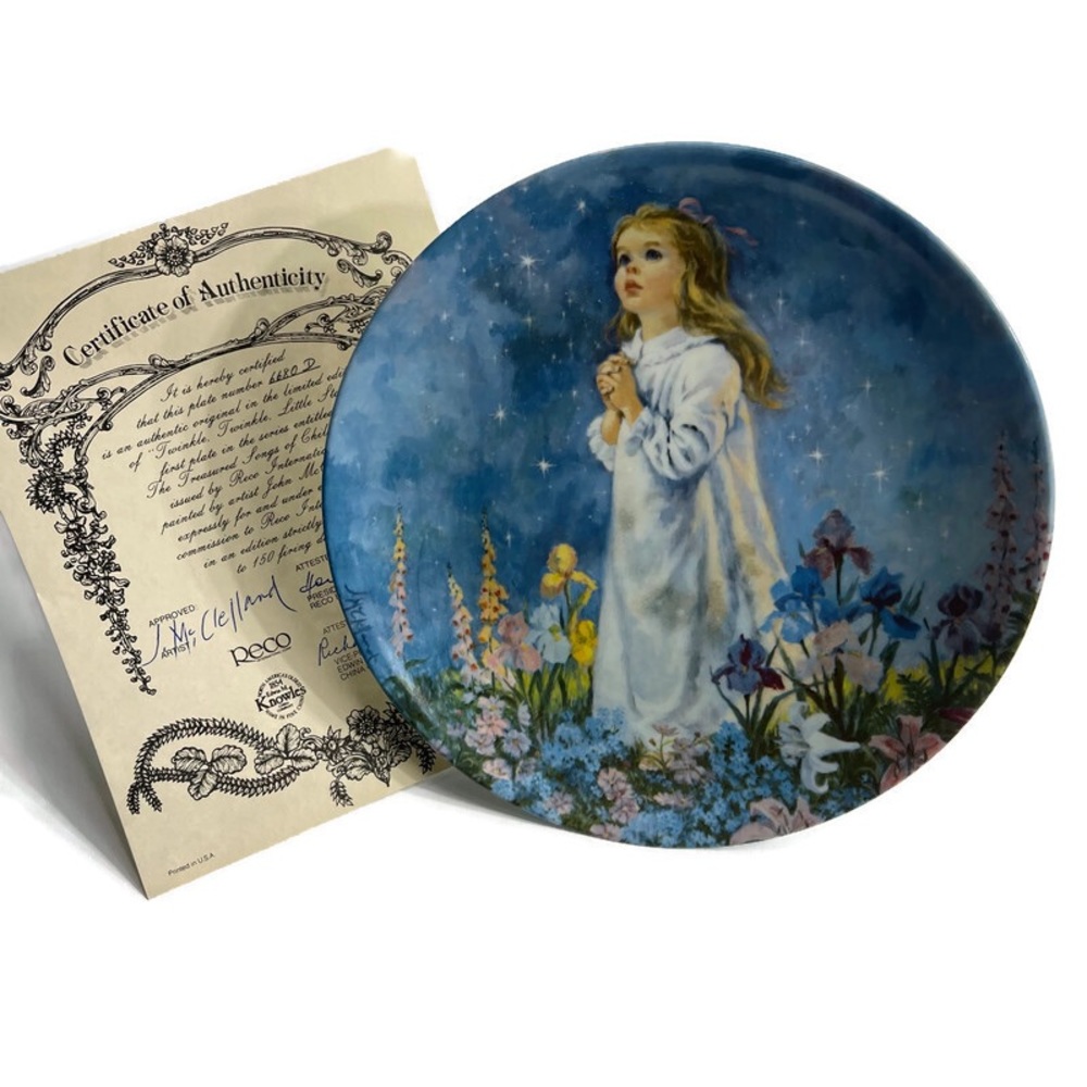 Bradford Exchange Reco Twinkle Twinkle Little Star by John‎ McClelland